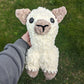 Jumbo Fuzzy Fluffy Llama Crochet Plushie