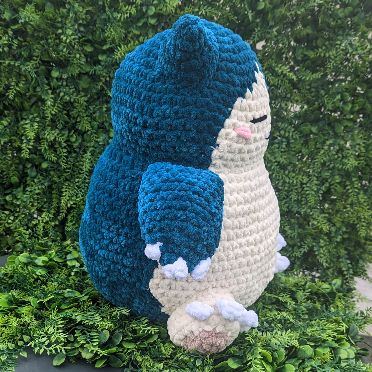 Giant Snoring Sleepy Monster Crochet Plushie [Archived]