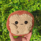 HECHO A PEDIDO Loafie the Bread Loaf Crochet Plushie (viene en "bolsa de pan") [Archivado]