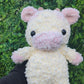 Jumbo Fuzzy Fluffy Pink Cow Crochet Plushie [Archived]