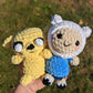 Jake the Dog & Finn the Human Chibi Style Crochet Pattern // NOT PHYSICAL ITEM