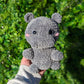 Gray Baby Hippo Crochet Plushie [Archived]